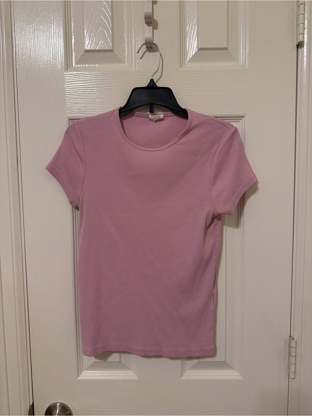Cotton On Short Sleeve Crewneck Top in Light Pink
